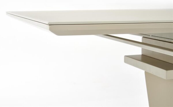 Masă de sufragerie extensibilă 140-180 cm Suena (alb + argintiu) (pentru 6 8 persoane). 1048600