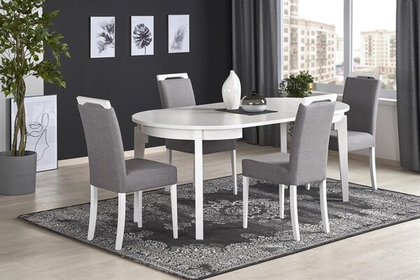 Masă de sufragerie extensibilă 100-200 cm Saras (alb) (pentru 6 8 persoane). 1048725