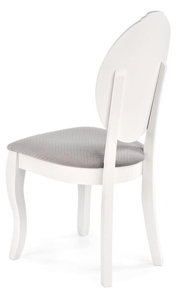 Scaun de sufragerie Velly (Alb + Gri). 1048927