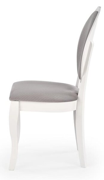 Scaun de sufragerie Velly (Alb + Gri). 1048927
