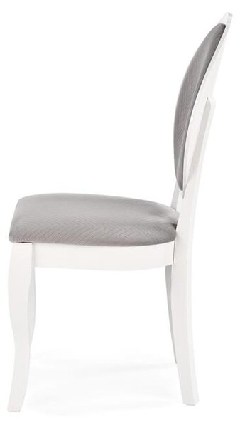 Scaun de sufragerie Velly (Alb + Gri). 1048927