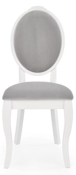 Scaun de sufragerie Velly (Alb + Gri). 1048927