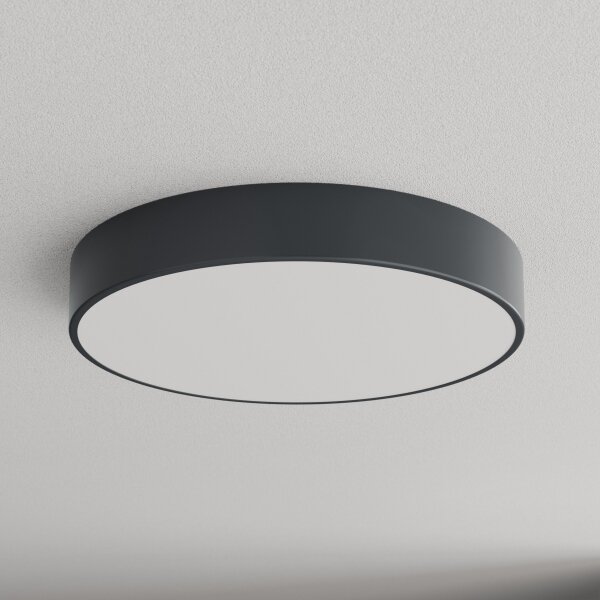 Brilagi - Plafonieră de baie CLARE cu senzor, 4x E27 (max. 24 W), 230 V, diametru 50 cm, antracit, IP54