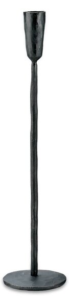 Sfeșnic metalic Nkuku Mbata, înălțime 40 cm, negru