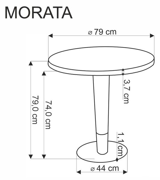 Masă de sufragerie Marva (Marmură albă + Negru + Auriu). 1049561