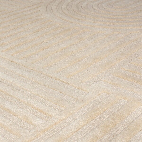 Covor din lână Flair Rugs Zen Garden 120 x 170 cm, bej