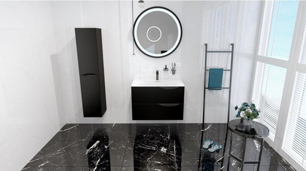 LaVita Kolorado dulap 30x25x140 cm laterala pe perete negru 5900378324768