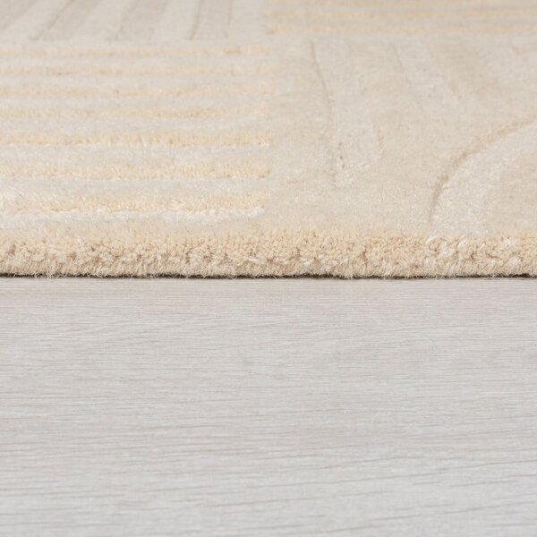 Covor din lână Flair Rugs Zen Garden 120 x 170 cm, bej