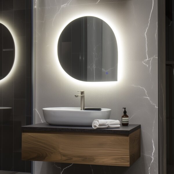 Brilagi - Oglindă LED de baie RICADI LED/19W/230V 60x60 cm IP44 CRI 90 dimabilă + CCT