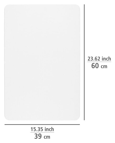 Covoraș de baie alb din diatomit 39x60 cm Simi – Wenko