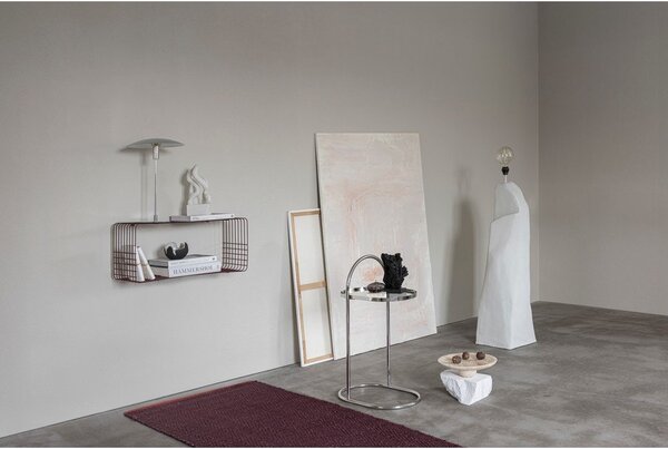Raft burgundy etajat din metal 70 cm Wire – Mette Ditmer Denmark