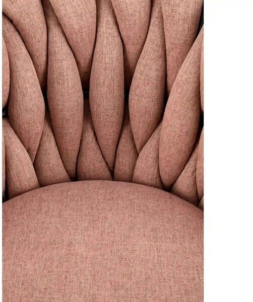 Scaun TALON, roz, stofa, 55x60x75 cm