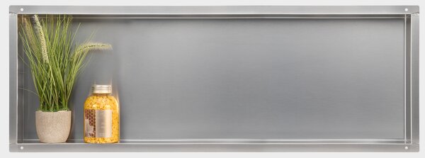 Balneo Wall-Box No Rim Inox raft de nișă 90 cm oţel OB-IN6-NR