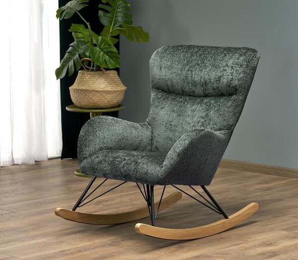 Fotoliu balansoar Caster (verde închis). 1092511
