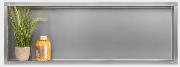 Balneo Wall-Box No Rim Inox raft de nișă 90 cm oţel OB-IN6-NR