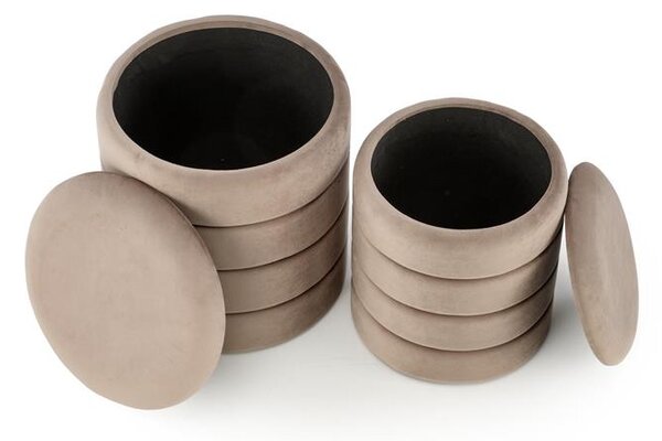 Set 2 buc. taburete Pachio (bej). 1092548
