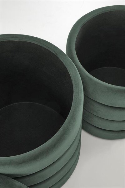 Set 2 buc. taburete Pachio (verde închis). 1092550
