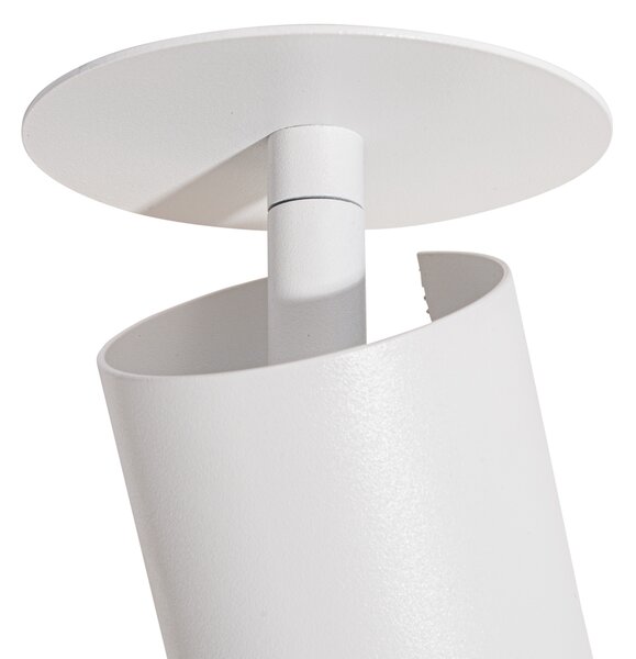 Set de 6 spoturi încastrate moderne albe GU10 50mm - Chels