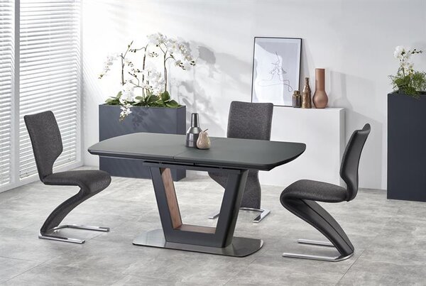 Masă de sufragerie extensibilă 160-240 cm Billie (antracit) (pentru 6 8 persoane). 1048719