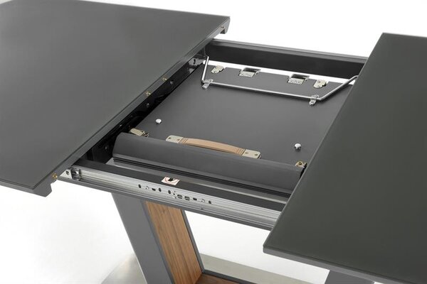 Masă de sufragerie extensibilă 160-240 cm Billie (antracit) (pentru 6 8 persoane). 1048719