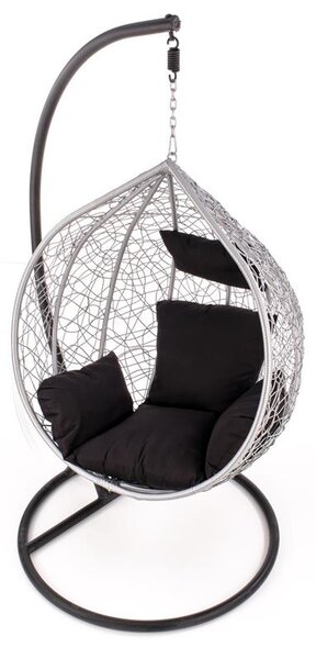 Fotoliu suspendat Edie (Negru + Gri). 1048850