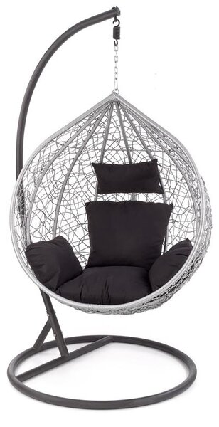 Fotoliu suspendat Edie (Negru + Gri). 1048850