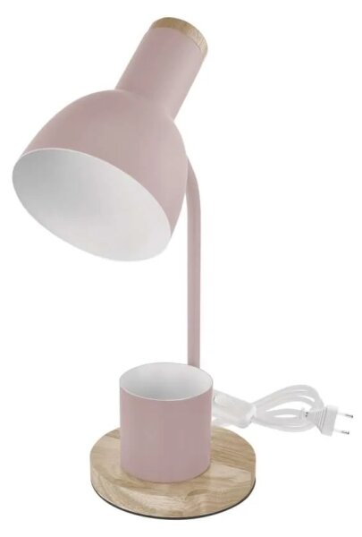 Lampă de birou POPPY 1xE27/25W/230V roz