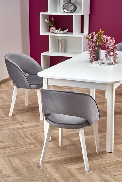 Masă de sufragerie extensibilă 160-228 cm Fapo (alb) (pentru 6 8 persoane). 1049121