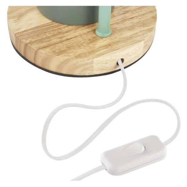 Lampă de masă POPPY 1xE27/25W/230V verde
