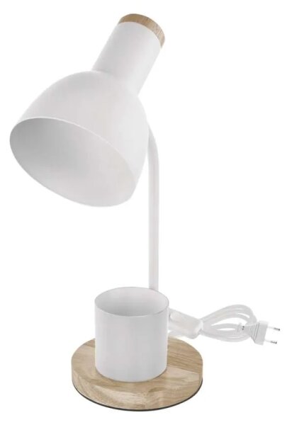 Lampă de masă POPPY 1xE27/25W/230V albă