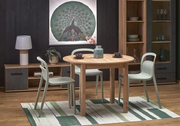 Masă de sufragerie extensibilă 102-142 cm Ralllon (stejar craft) (pentru 4 6 persoane). 1049297