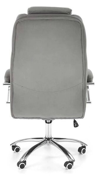 Scaun de birou KING 2, gri, stofa catifelata, mecanism TILT, 67x76x116