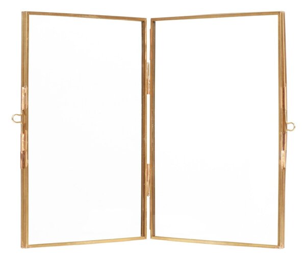 Ramă foto tip carte Hübsch Lyra, 21 x 15 cm
