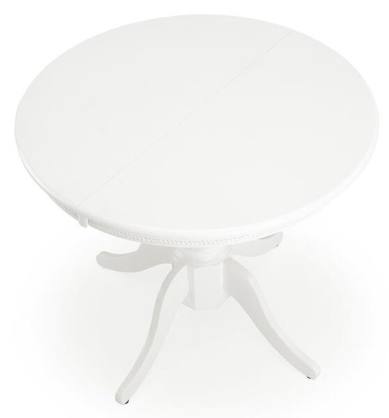 Masă de sufragerie extensibilă 90-124 cm Ferrara (alb) (pentru 4 persoane). 1048661
