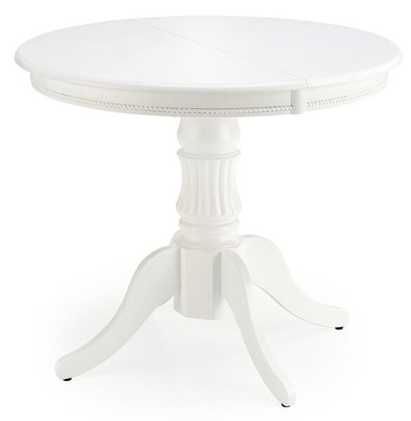 Masă de sufragerie extensibilă 90-124 cm Ferrara (alb) (pentru 4 persoane). 1048661