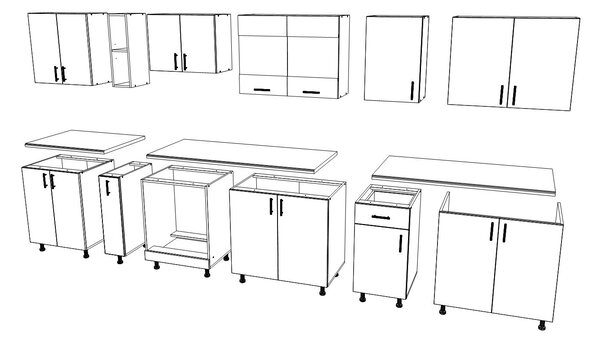 Set haaus V32, Alb, Blat Thermo 28 mm, L 340 cm