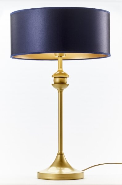 Lampă de masă Jupiter 2116 - KASZMIR, 1xE27/15W/230V, albastru/auriu
