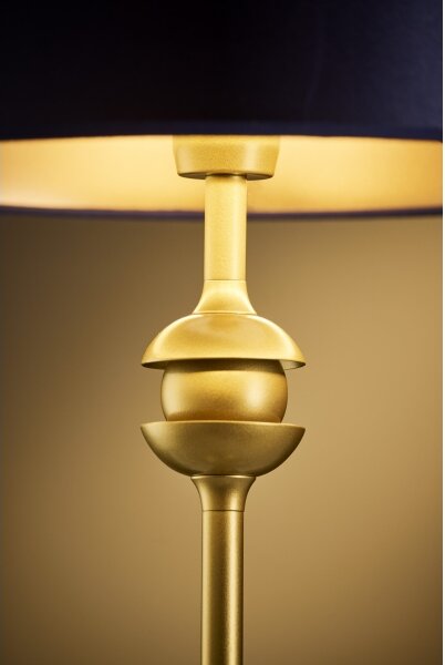 Lampă de masă Jupiter 2116 - KASZMIR, 1xE27/15W/230V, albastru/auriu