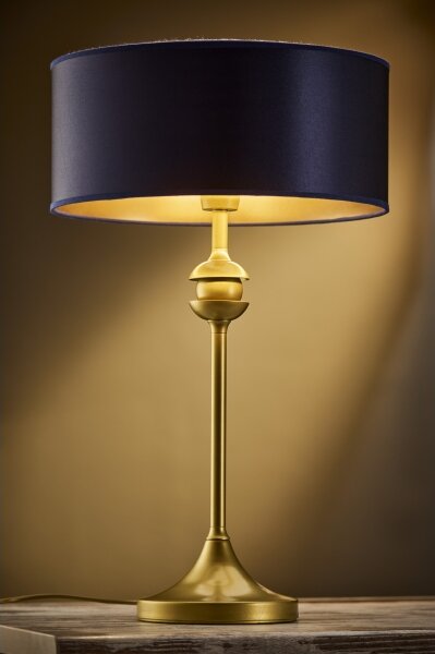Lampă de masă Jupiter 2116 - KASZMIR, 1xE27/15W/230V, albastru/auriu