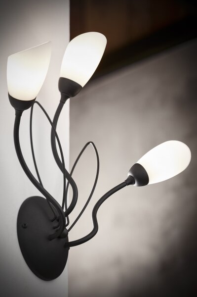 Jupiter 2059 - Aplică de perete GLORIOSA 3xG9/14W/230V, neagră