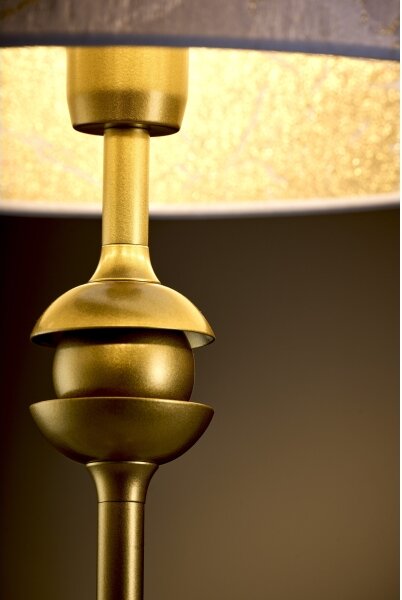 Jupiter 2112 - Lampă de masă KASZMIR 1xE27/15W/230V alb/auriu, decor marmură