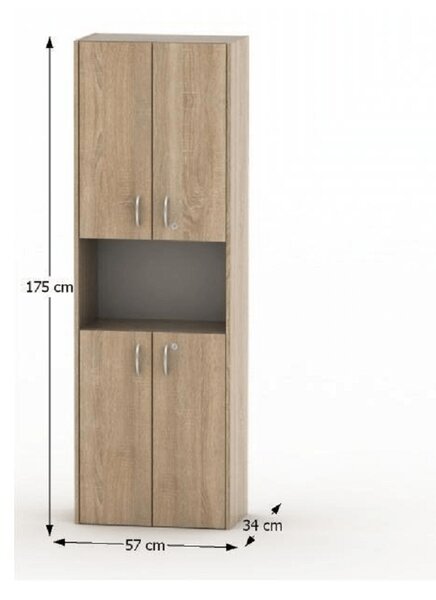 Raft Asista AS 003 stejar sonoma. 788547