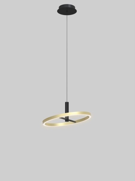 Wofi 6016-104L - Lustru LED reglabil, suspendat pe cablu BREST LED/19W/230V negru/auriu