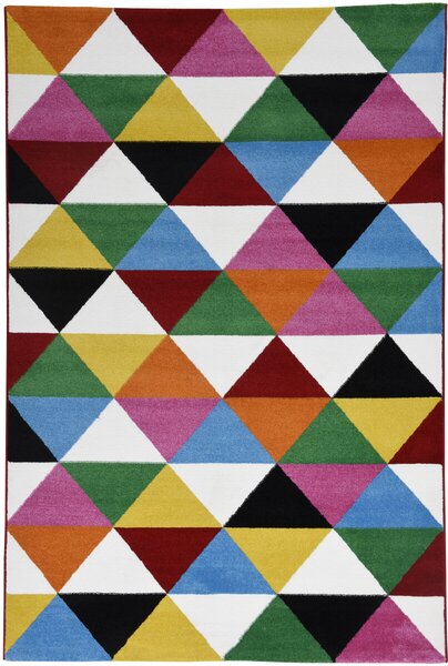 Covor Modern & Geometric Monia, Multicolor, 80x150 cm