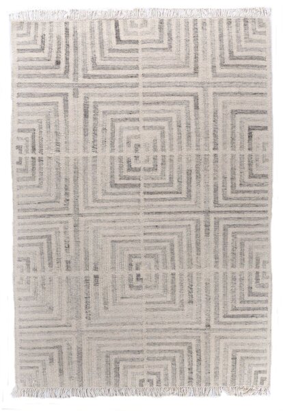 Covor Modern & Geometric Vintage, Crem/Bej, 65x135 cm