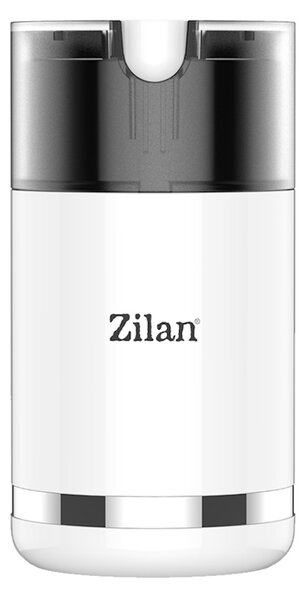 Rasnita electrica Zilan ZLN9281 pentru cafea, lame din otel, corp din plastic, Alb