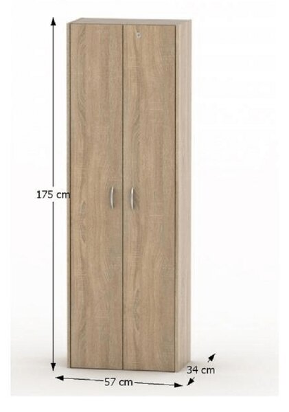 Dulap de haine Asista AS 006 Stejar sonoma. 788549
