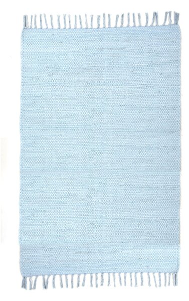 Covor Unicolor Happy Cotton, Albastru, 90x160 cm