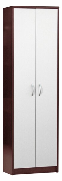 Dulap cu rafturi Vader (Alb + wenge). 1006264