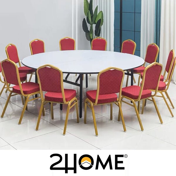 Masa 2HOME ballroom pilabila pentru evenimente, rotunda, 180cm